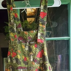 Mushroom Bois- Katie Abey x Run & Fly Dungarees/ Overalls